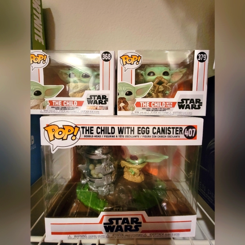 Baby grogu pop set